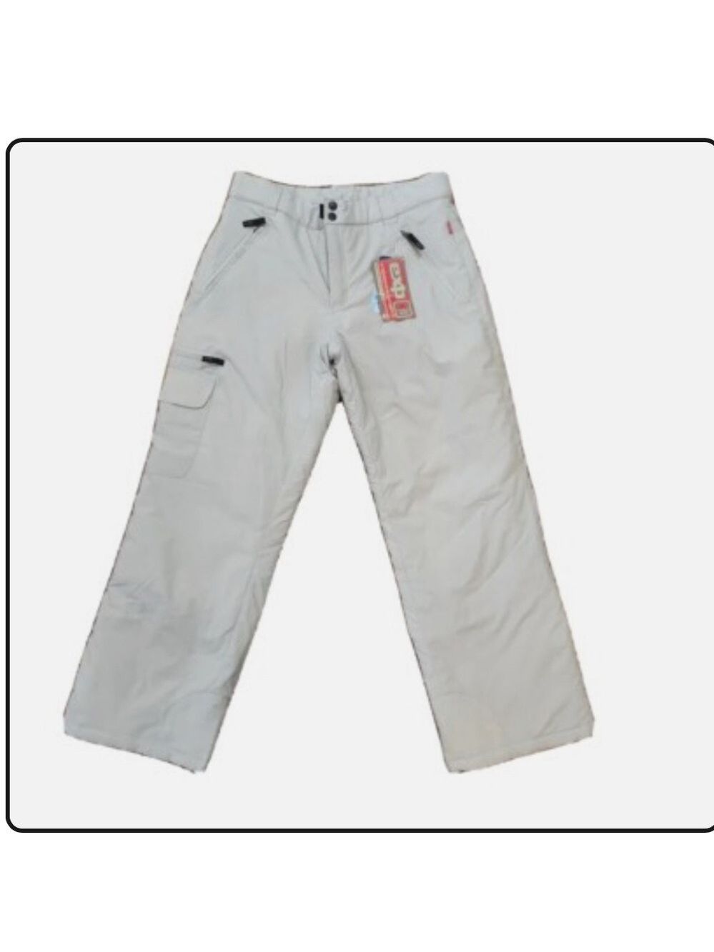EXPO Project Snow//Ski//Snowboarding Cargo Pants in Light Gray Size L - NEW